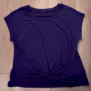 Jescakoo twist front short-sleeve tee - 2X